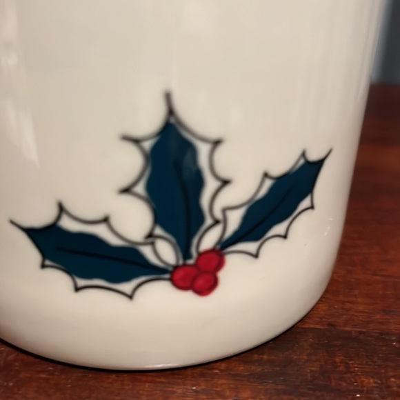 LARGE Christmas Sleigh LE GOURMET CHEF Handpainted Holiday Coffee Mug - Picture 6 of 9